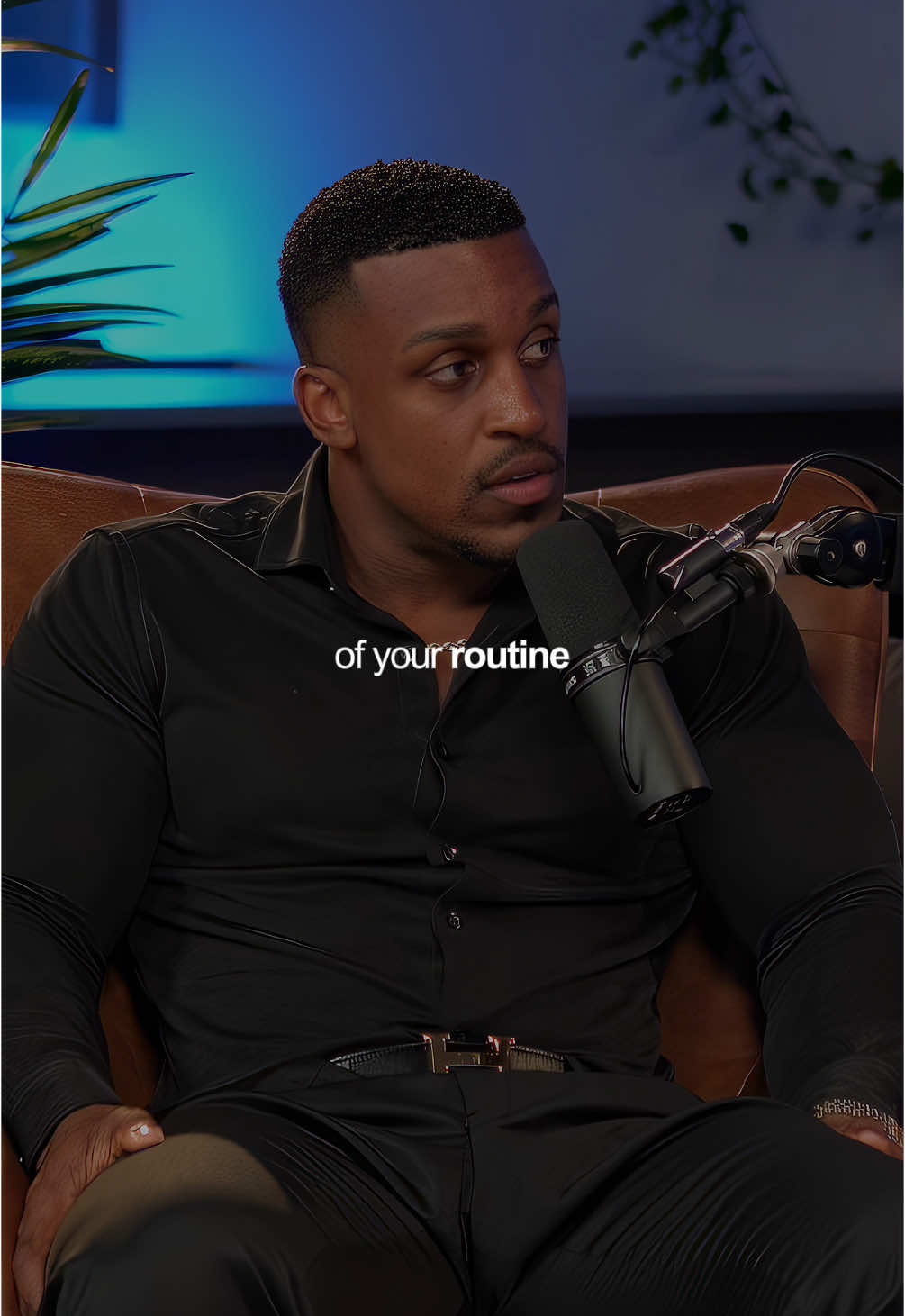 A post by @fyp on TikTok caption: He refuses to skip this in his routine… @Ashton Hall #jackneel #podcast #ashtonhall