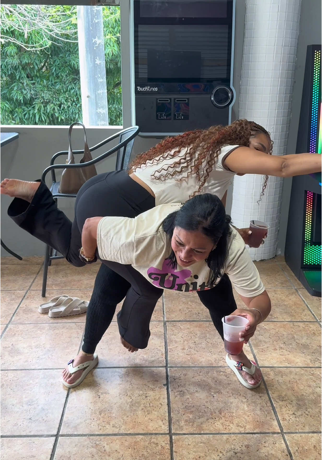 A post by @ashley_annel on TikTok caption: lol I had to try this with my mom ! 