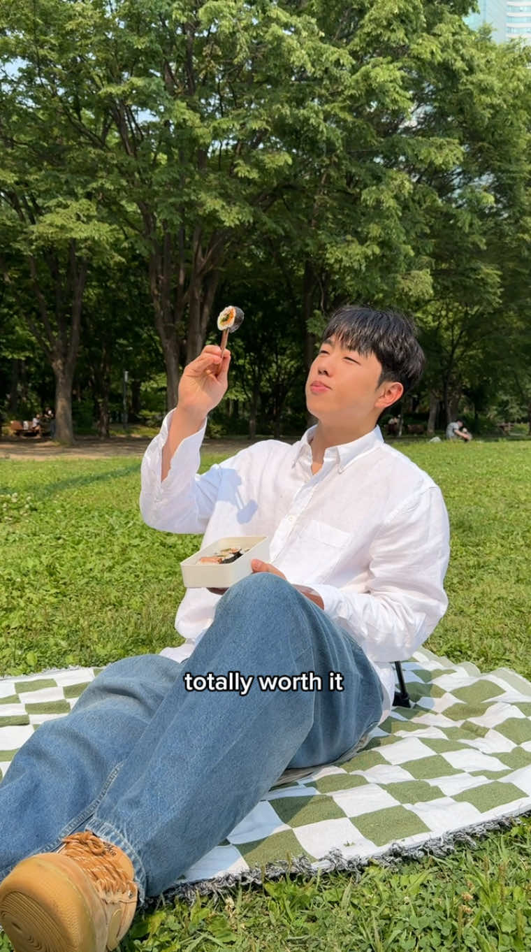 A post by @_cookim_ on TikTok caption: POV: A sign that picnic season is coming @Temu 