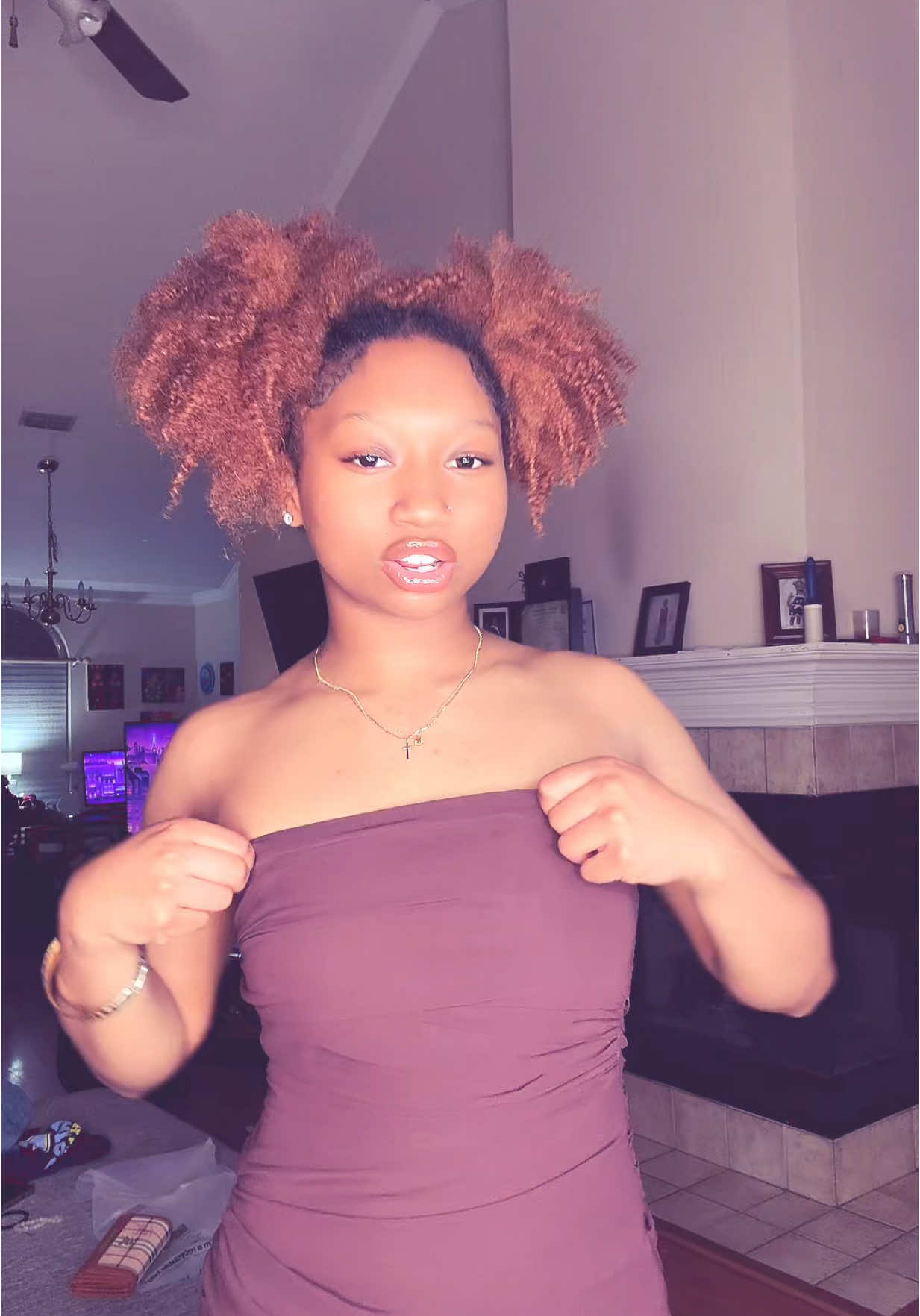 A post by @kennilove03 on TikTok caption: I don’t be knowing what to do with my arms 😂😂😭 #fyp #foryou #foryouu #kennilove03 #fashionnova #fashionnovadress #fashionnovahaul 