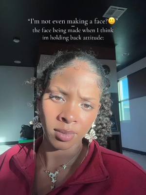 A post by @tatyanajoseph39 on TikTok caption: heard “fix ya face” all too many times growing up🫠😂