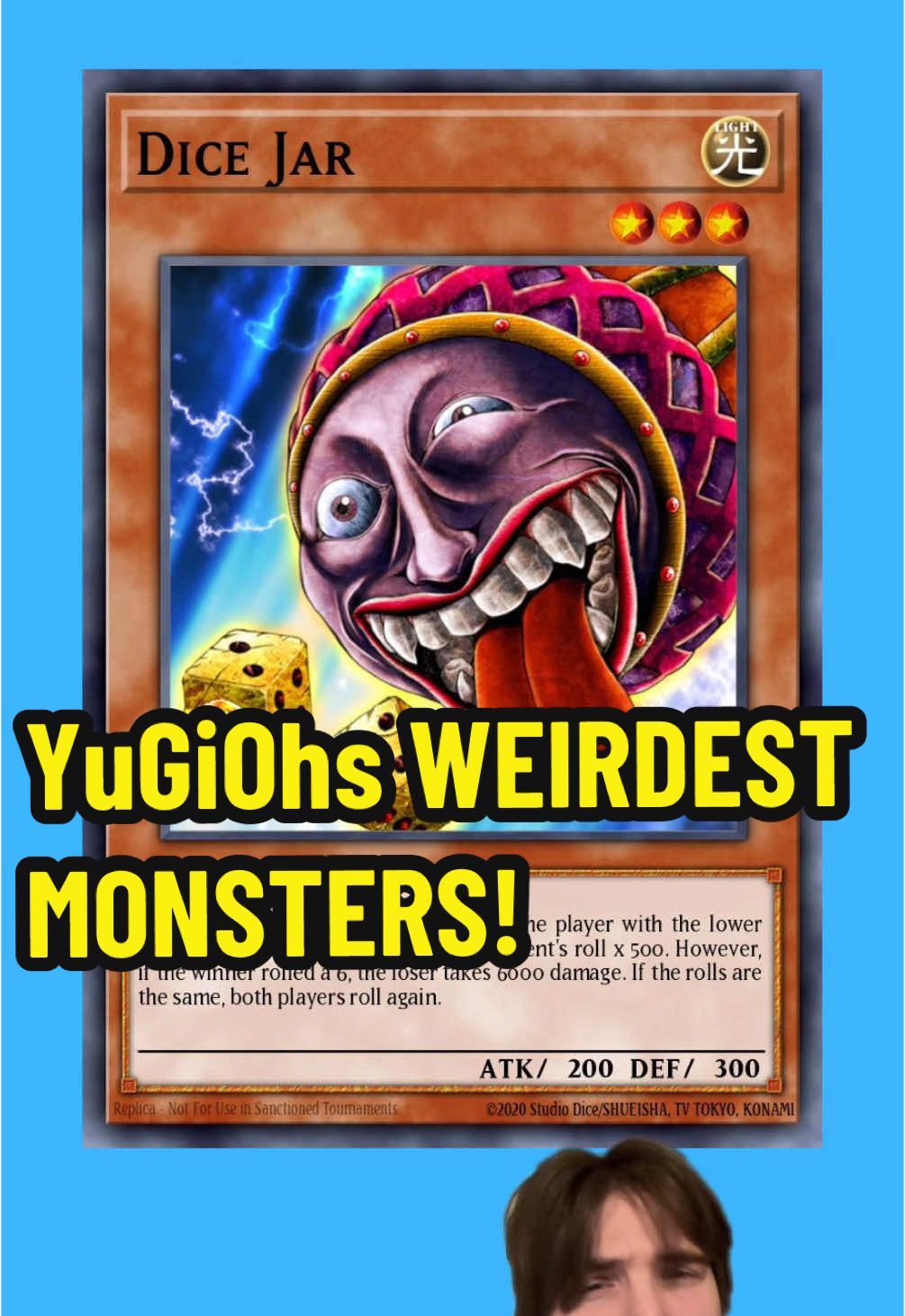 A post by @yugioh_fillers on TikTok caption: YuGiOhs JAR MONSTERS are weird…. #yugiohduellinks #yugiohmasterduel #yugiohcardstory 