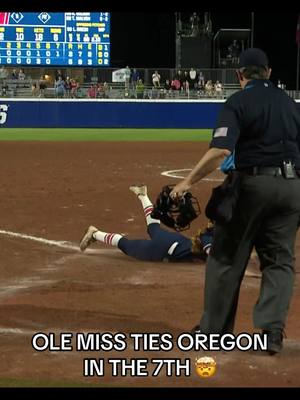 A post by @secnetwork on TikTok caption: #softball #olemiss #rebels 