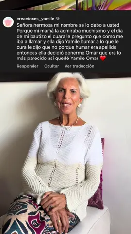 A post by @yamilehumar on TikTok caption: Volví🩷