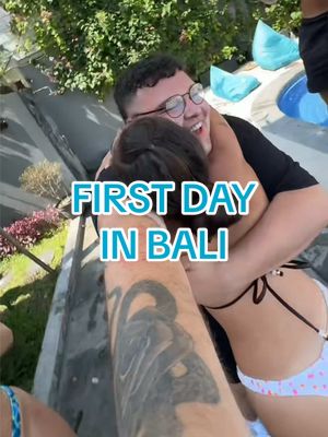 A post by @ieuanjoness on TikTok caption: what a wholesome start to the bali trip 