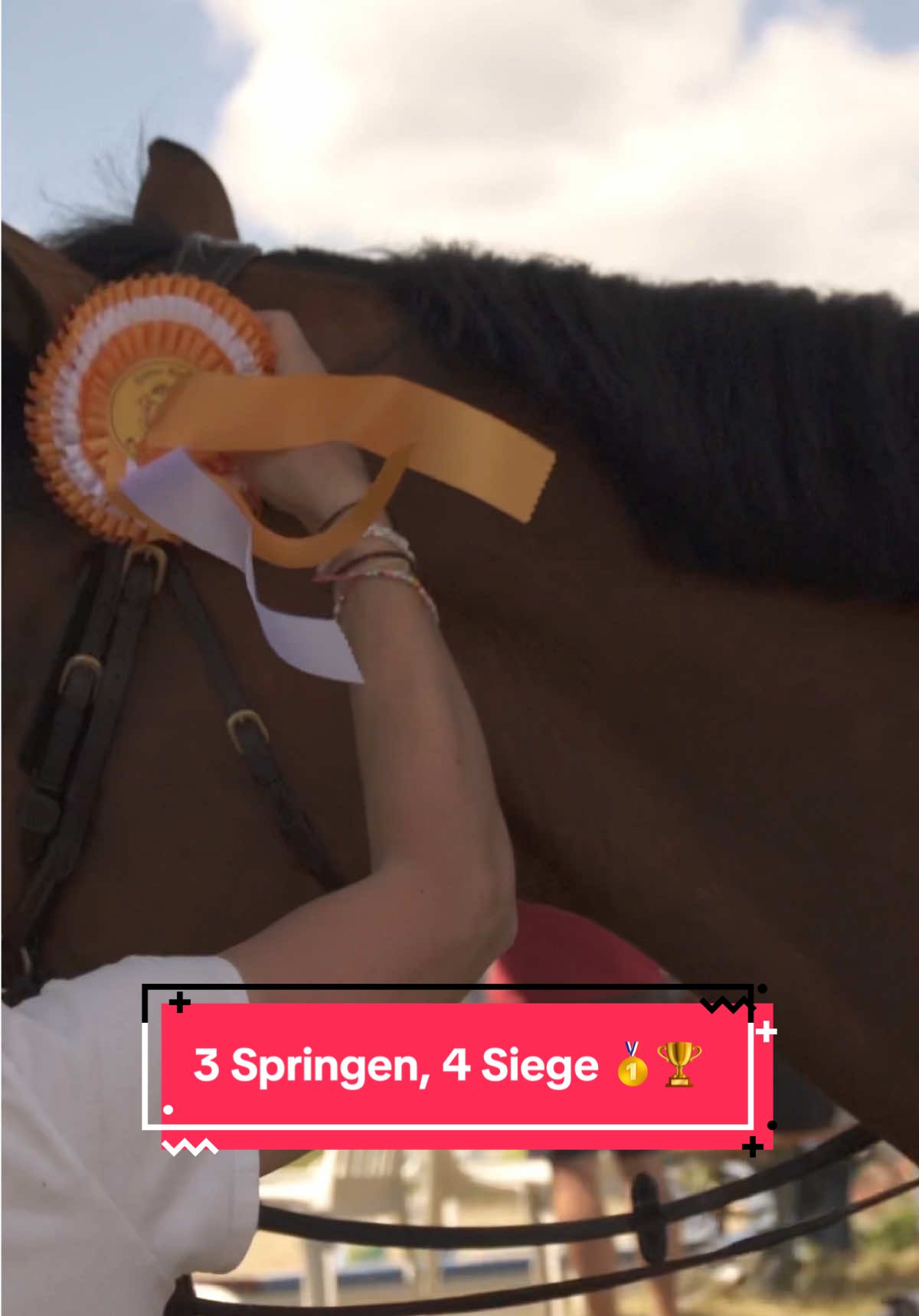 A post by @bellaxhorses on TikTok caption: What a day for our Team🥇🏆😍 #bellaxhorses #horseslover #showjumpinghorse #horsegirl #equestrianlife #pferdeliebe #equestrian #pferdemädchen #equestrianlove #horsesoftiktoktok #equestriangirl #equestrians #stablevlog 