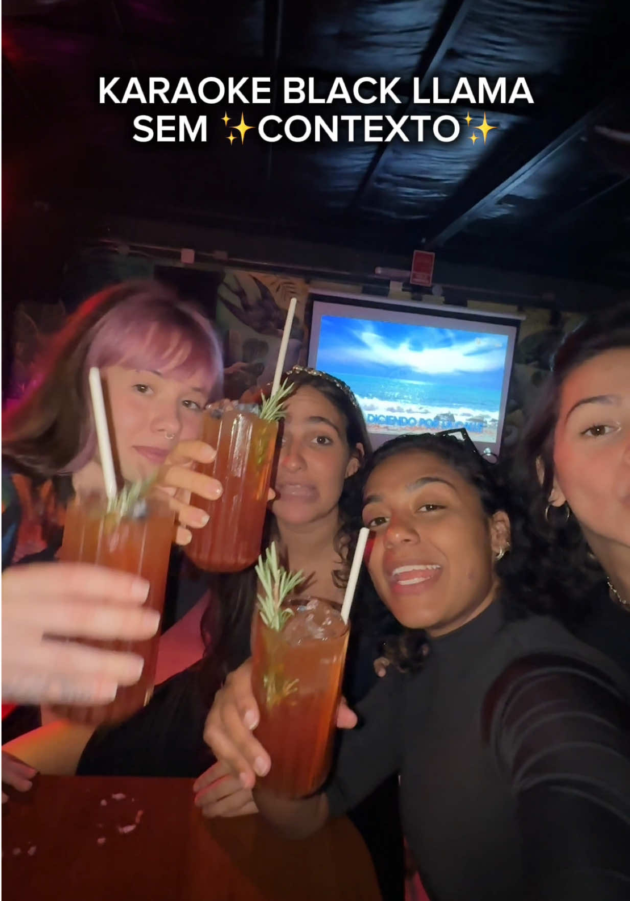 A post by @palomasouza.s on TikTok caption: Se tu não faz karaoke com amigos, não sabe o que ta perdendo! ✨ #Peru #Lima