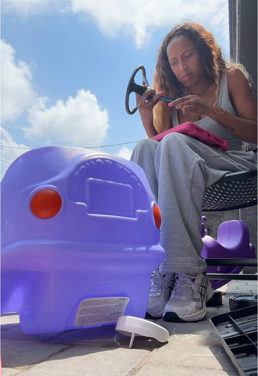 A post by @callmeeeprincess on TikTok caption: Princess the builder 😮‍💨😮‍💨 #fyp #littketikes #diy 