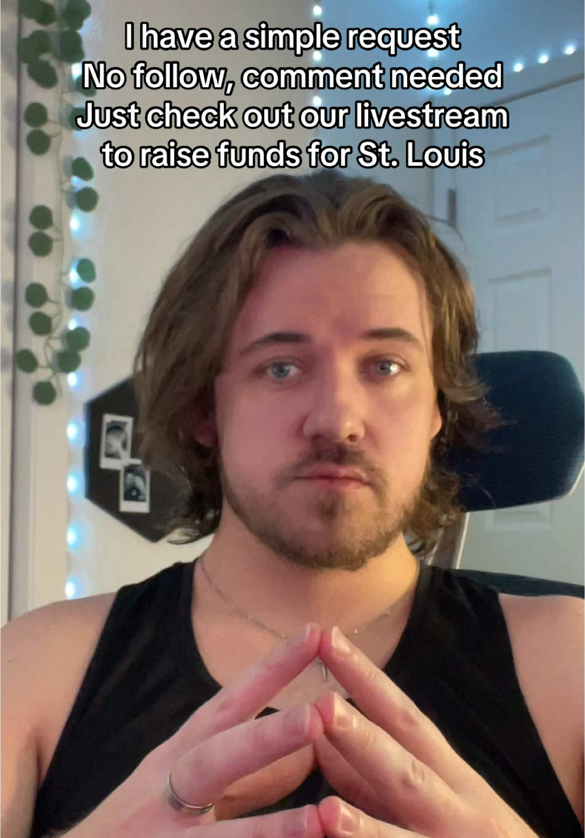 A post by @calebthebard on TikTok caption: Any shoutout to Action St. Louis would be awesome @bbno$ this is in partnership with @The Stranger’s Guild and @BBEGBrina☀️ none of the proceeds go to me. Just storm relief