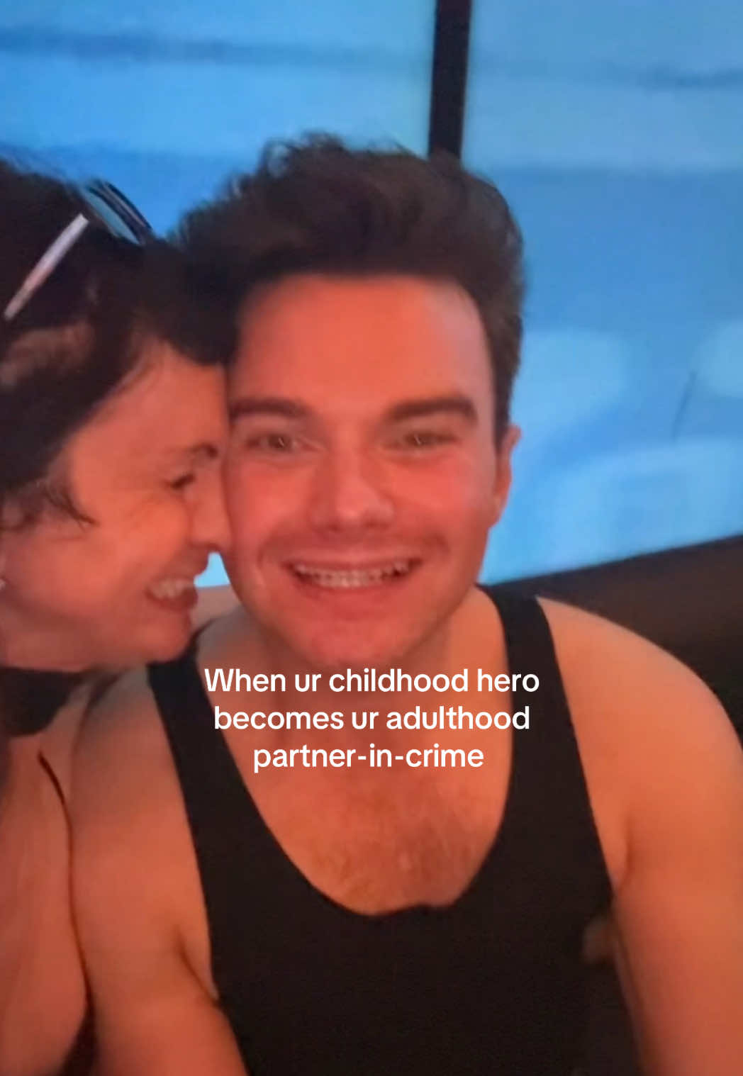 A post by @dylanmulvaney on TikTok caption: Happy birthday Chris there’s no one I’d rather day drink with @HRHChrisColfer 