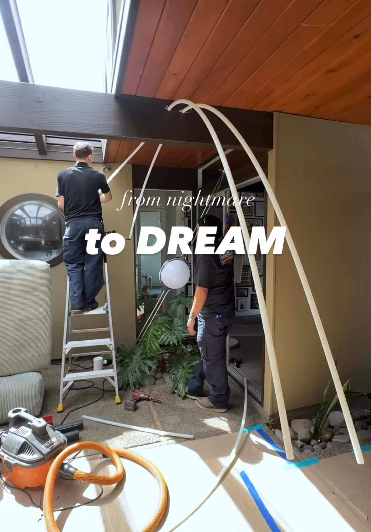 A post by @taybeepboop on TikTok caption: Unbelievably lucky to have landed here 🥹 the ending is the neighbor kids freaking out over my husband’s art  @grundle_heads 😭
