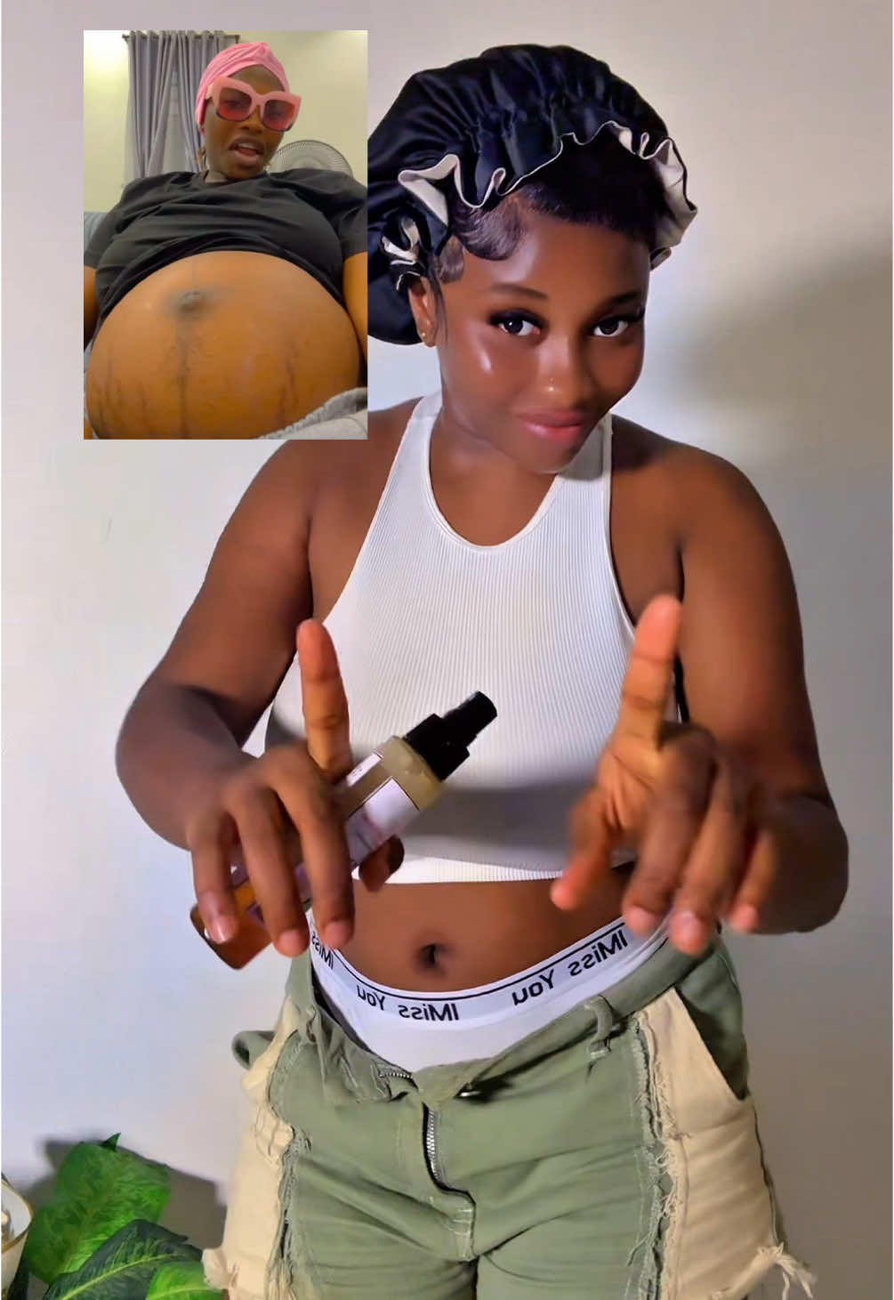 A post by @otweytwey on TikTok caption: This was what helped me after I gave birth👌dm @ChachaGlowNaturalSkincare today 🥰