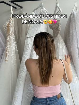 A post by @camilasanchhezoficial on TikTok caption: PROBÁNDOME VESTIDOS DE NOVIA 🤍🥹🥰 @DanielPerezMexico #weddingday #weddingdress 