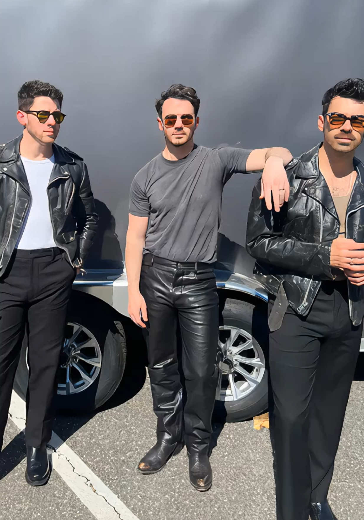 A post by @jonasbrothers on TikTok caption: um who was that?