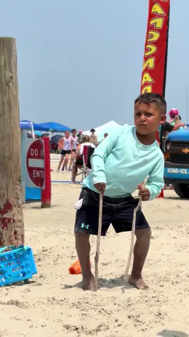 A post by @texasmade8888 on TikTok caption: Five year-old with more rhythm than a grown-up! 😂😂#blessed #fypシ゚viral #fyp #goviral #5yearsoldkid #funny #beach 