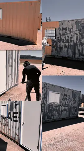 A post by @hardbodyalmighty on TikTok caption: Quick sandblast and paint job🤑 #fyp #viral #sandblasted #painting 