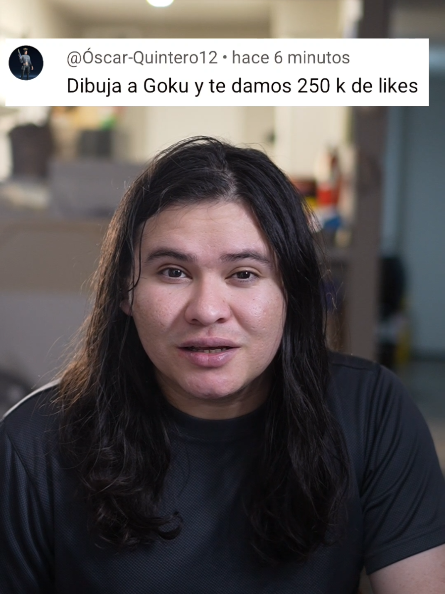 A post by @tioamodibujar on TikTok caption: Dibujé a Goku... #art #artista #tioamodibujar #artist #goku 