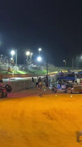 A post by @ on TikTok caption: Late models at Lancaster speedway!