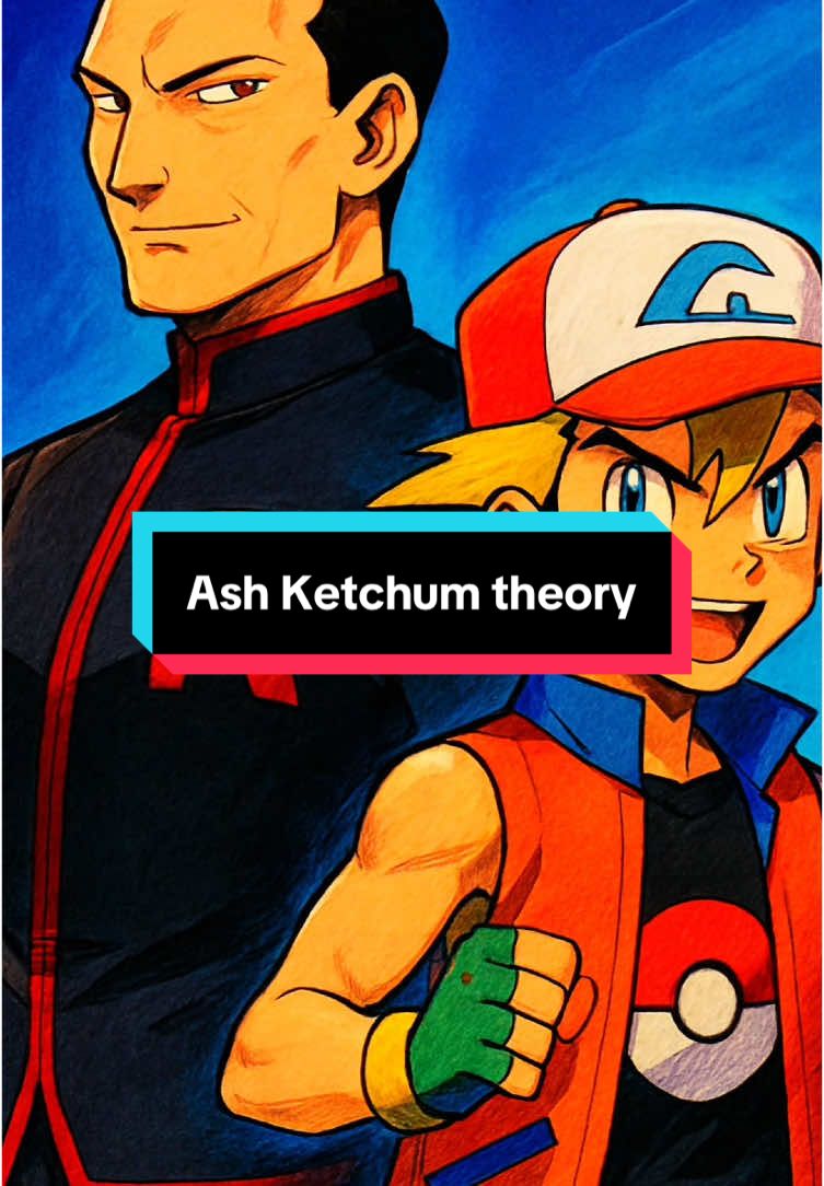 A post by @aiworldcruz on TikTok caption: Ash Ketchum theory 2 🤔 #conspiracytheory #conspiracytiktok #pokemon 