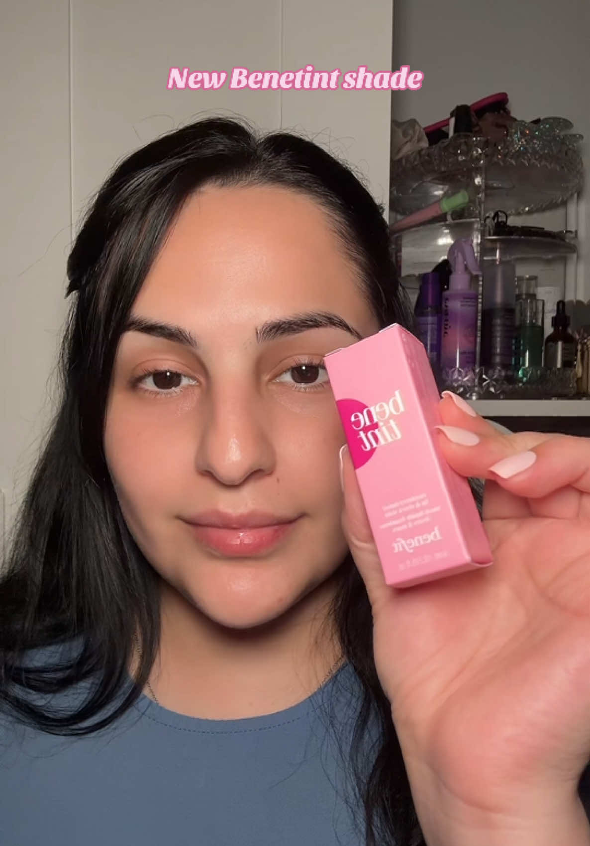 A post by @crystalverdayesmua on TikTok caption: New Benetint shade Raspberry 🩷 @Benefit Cosmetics Available at @Ulta Beauty #benefitclubpink #benetint #liptint #benefitcosmetics 