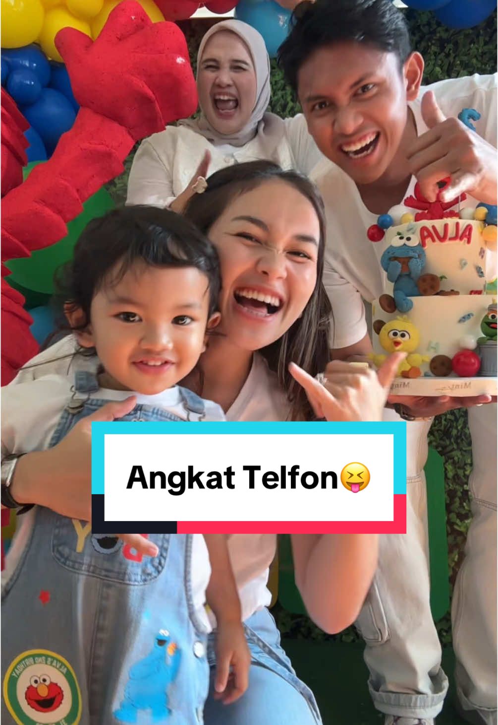 A post by @lalitahutami on TikTok caption: Birthday boy💙 @Alvarazka Antarsukha Wardani @Ibnu Wardani @iniristamoritaa 