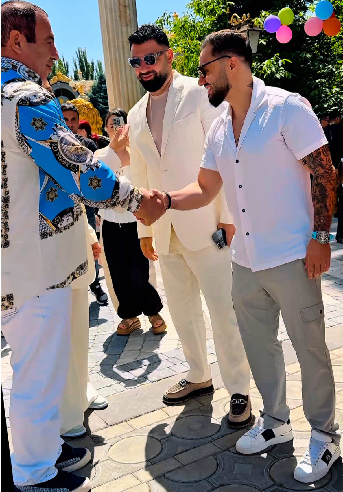A post by @rafabuffalo on TikTok caption: Today is Children's Day, Gagik Tsarukyan organized an event for children and a meeting with the Es Kam program  #armenia #yerevan #event #rafabuffalo #children #😎 #interview 