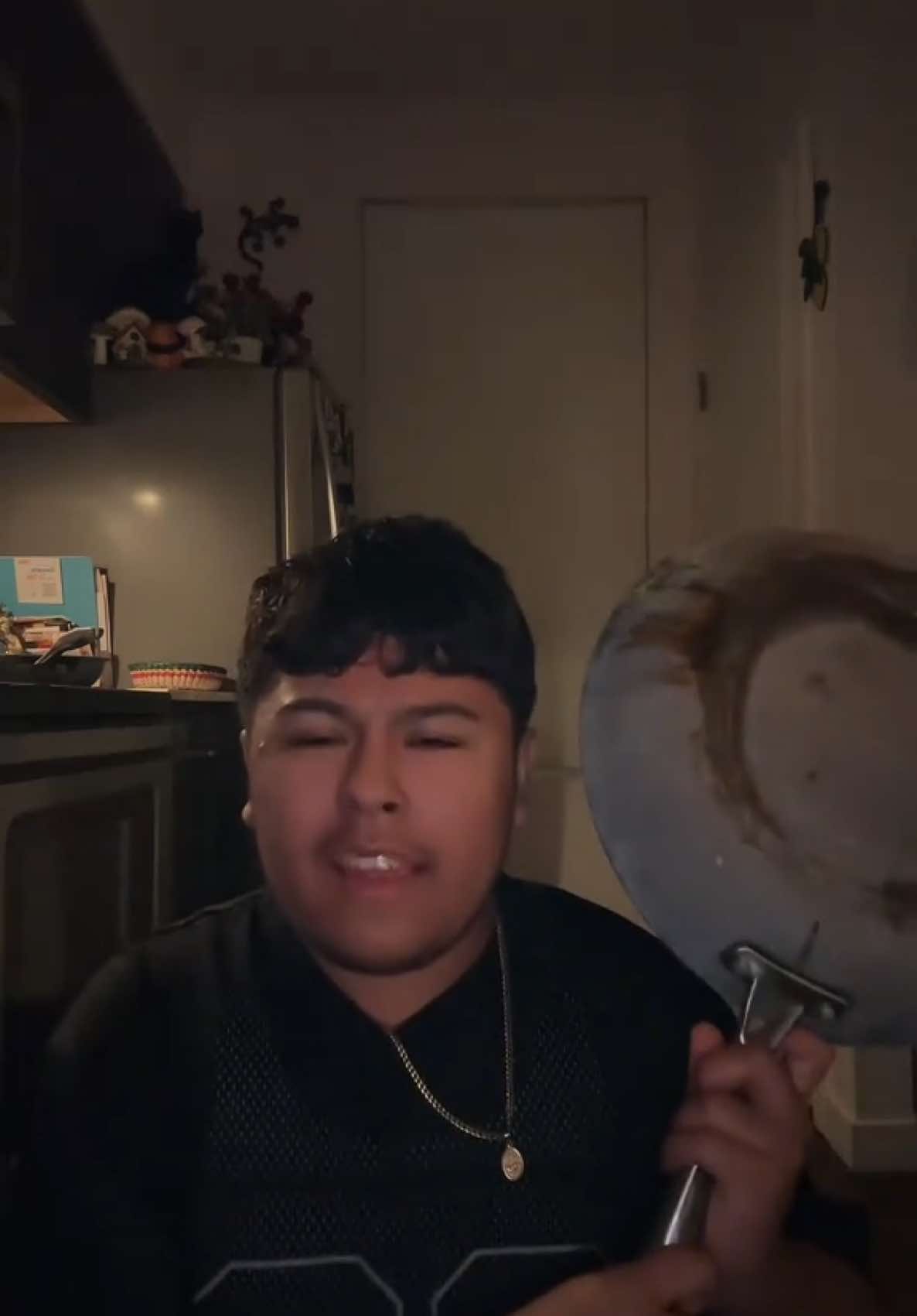 A post by @benjychavez15 on TikTok caption: I will bring this out 🍳#hispanic #relatable #firstofthemonth 