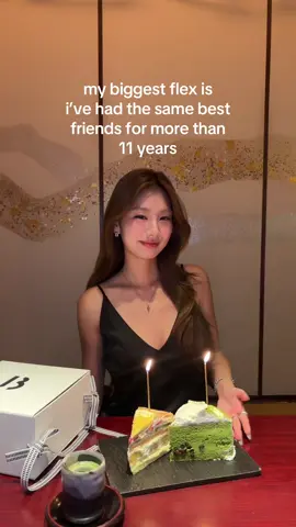 A post by @monakoaa on TikTok caption: it’s our 11th anniversary celebrating each other’s bday🩷🩷
