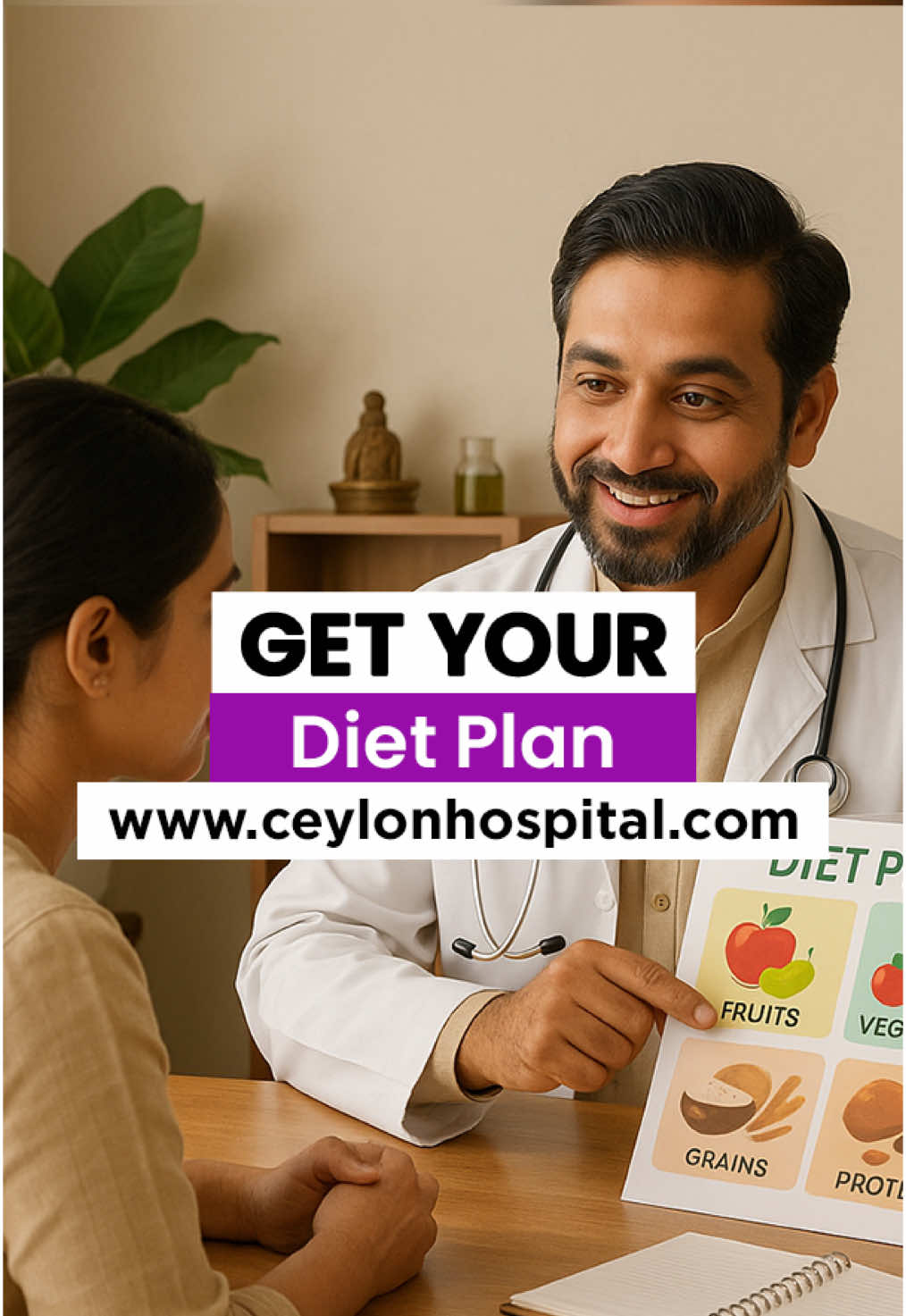 A post by @ceylonhospital on TikTok caption: Get your Diet Plan www.ceylonhospital.com  Whether you’re in Sri Lanka or overseas, Ceylon Hospital is here for you! Get a 100% accurate diagnosis and effective treatment from over 1,000 expert doctors in Ayurveda, Siddha, Unani, and Hela medicine. 📲 Book your appointment online via web or visit us in person. 📅 Plan ahead—schedule your consultation, treatment, and accommodation before you arrive! Contact Us Today: 📞 Hotline: +94 71 250 9898 💬 WhatsApp: +94 70 550 9898 🌐 Website: www.ceylonhospital.com  📍Address: No. 228/1, Asiri Mawatha, Kandy Road, Yakkala, Sri Lanka  #ayurveda #ceylonhospital #dietplan #fatburner 