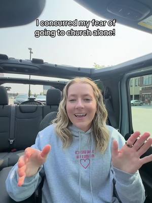 A post by @msbrandiragan on TikTok caption: Do something that scares you or is out of your comfort zone this week🫶🏼 #comfortzone #tryingnewthings #alone #church #storytime 