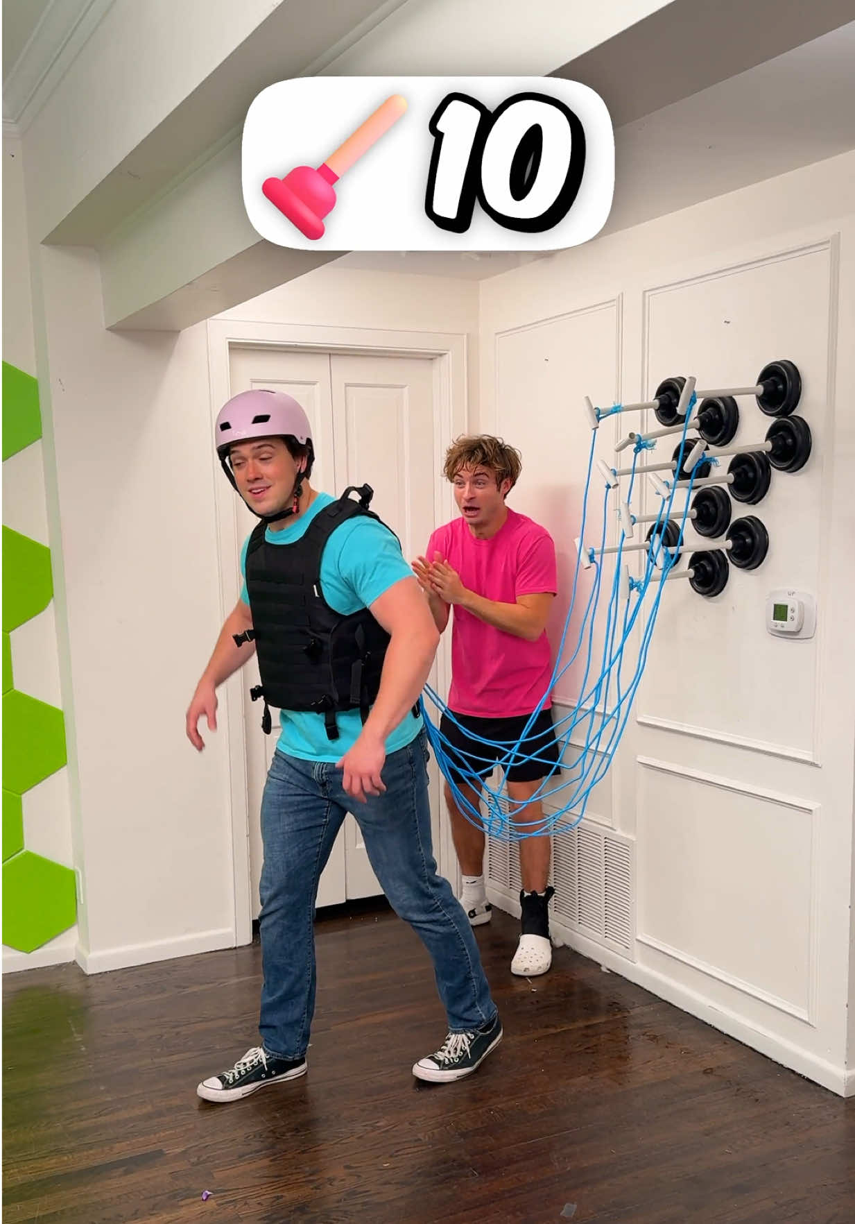 A post by @topperguild on TikTok caption: Plungers vs Human!