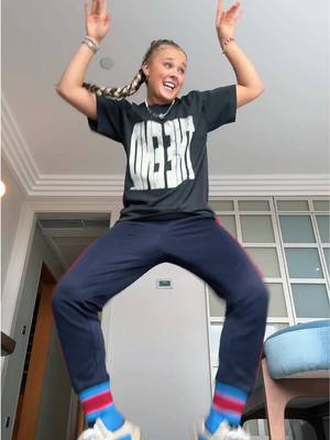 A post by @itsjojosiwa on TikTok caption: didn’t realize how fun it was a few weeks ago when I choreographed this step but now…. Literally all day long. Don’t say I didn’t warn ya hahahahahhaha