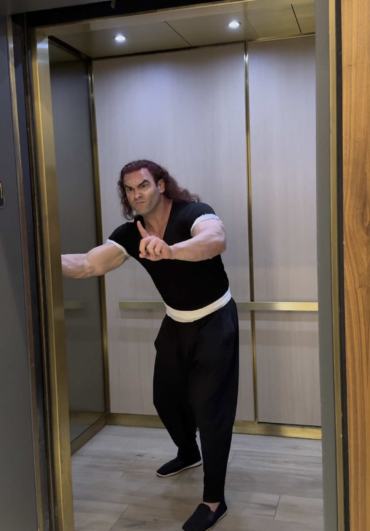 A post by @theloganchitwood on TikTok caption: Yujiro doesn’t wait 👹 #yujirohanma 