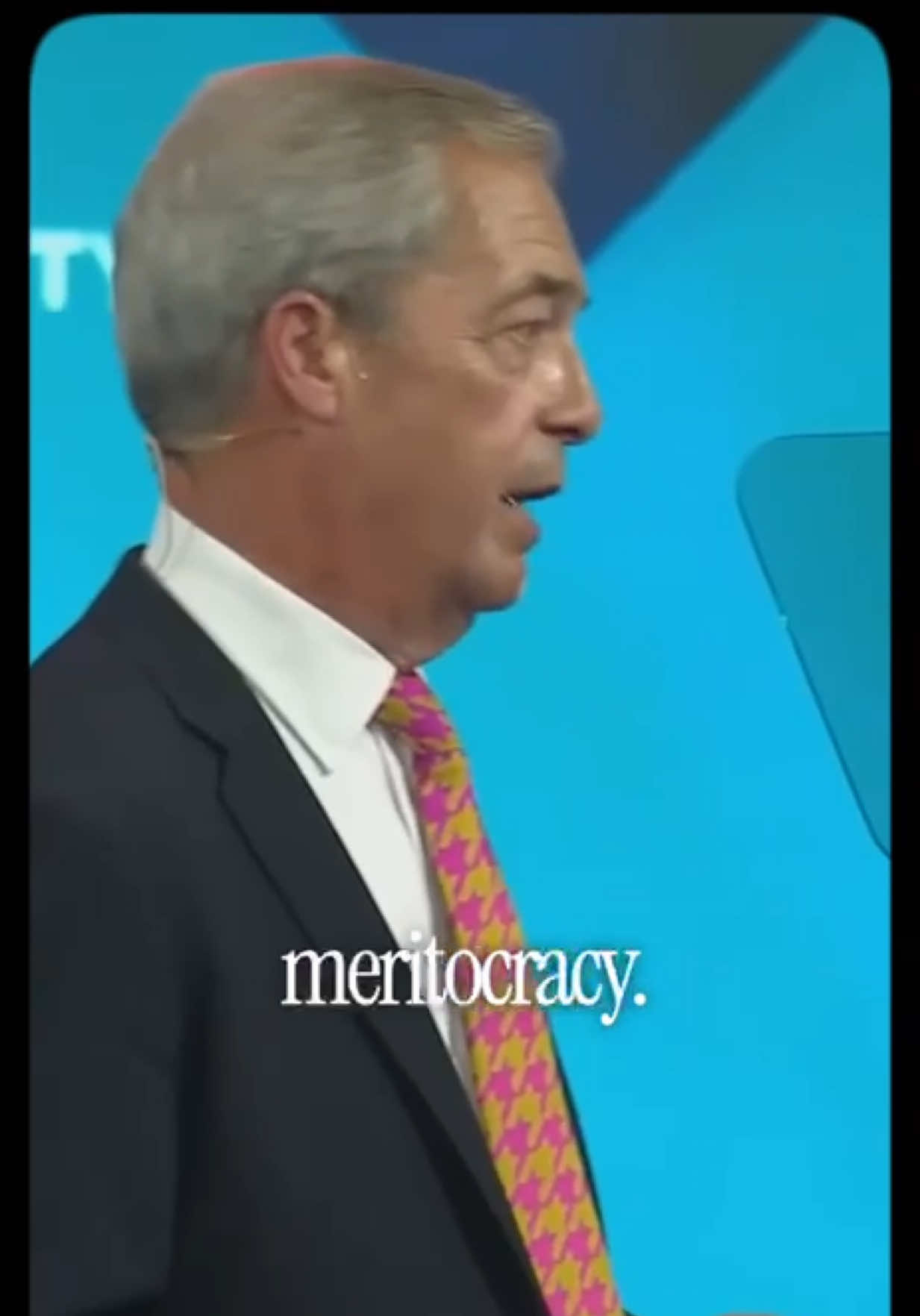 A post by @nigel_farage on TikTok caption: What a pathetic little man Anas Sarwar is.