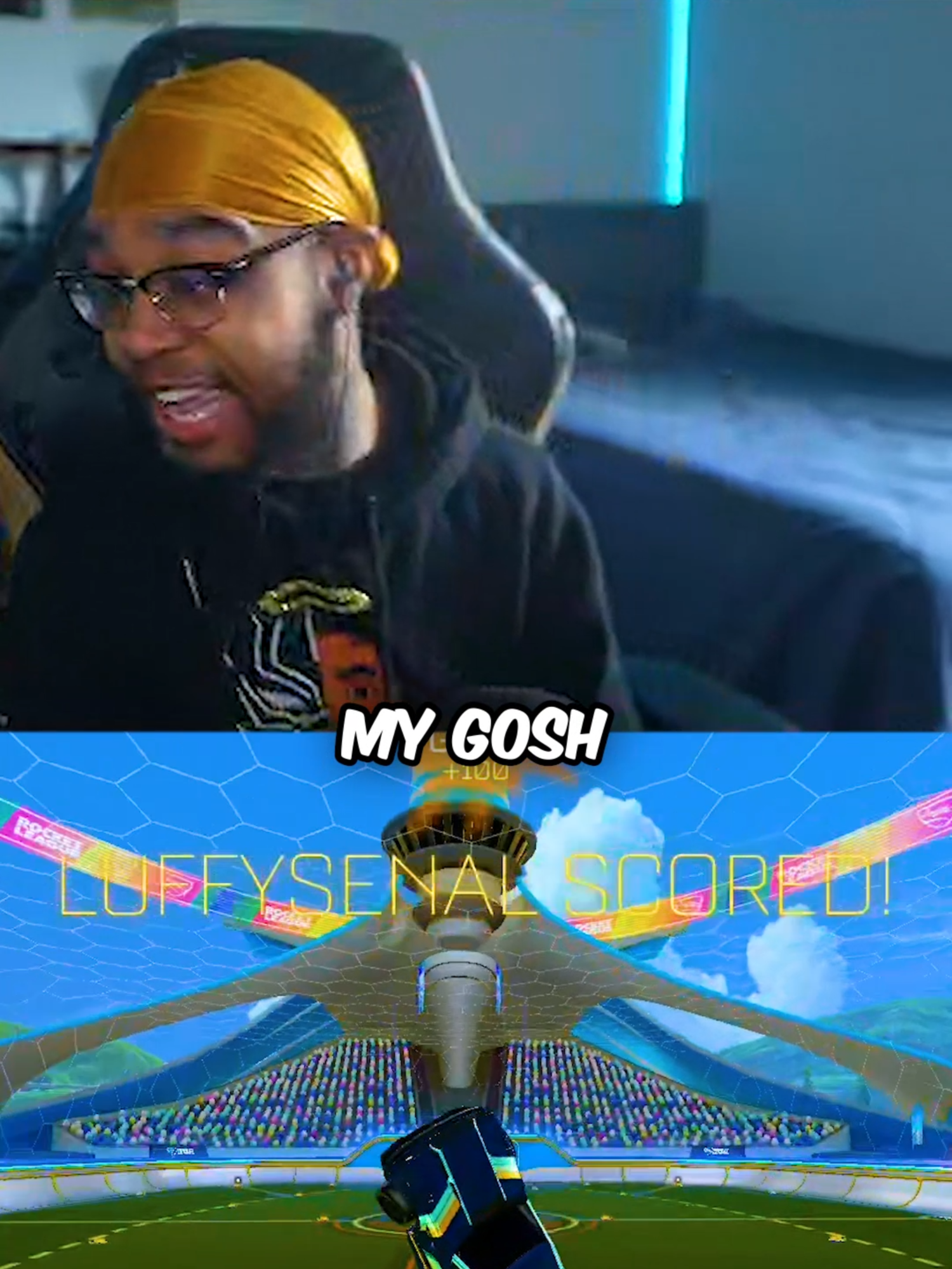 A post by @therealarsenal on TikTok caption: COOKING 🍳 #rocketleague #rocketleaguehighlights #rocketleaguegoals #arsenalrl