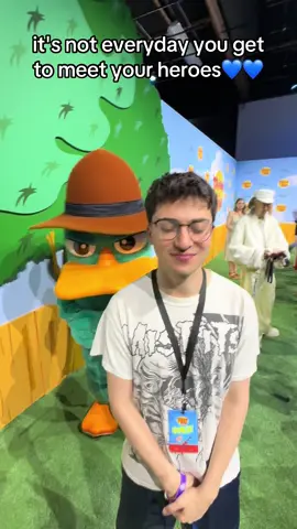 A post by @harry.daniels on TikTok caption: but when you do its so worth it 💙 #perrytheplatypus #phineasandferb #disneychannel 