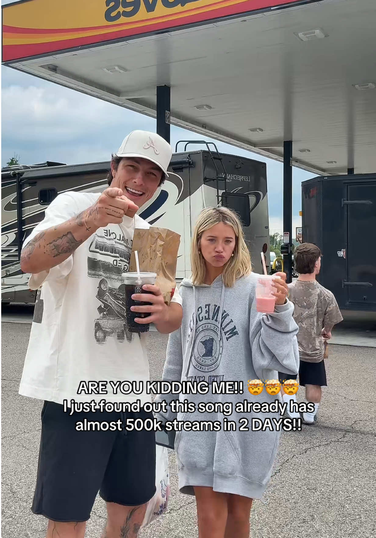 A post by @itstaylerholder on TikTok caption: That is insaneeee!! Thank yall so much 🙏🏼❤️ @Zoeyaune @Zachary Aubuchon 