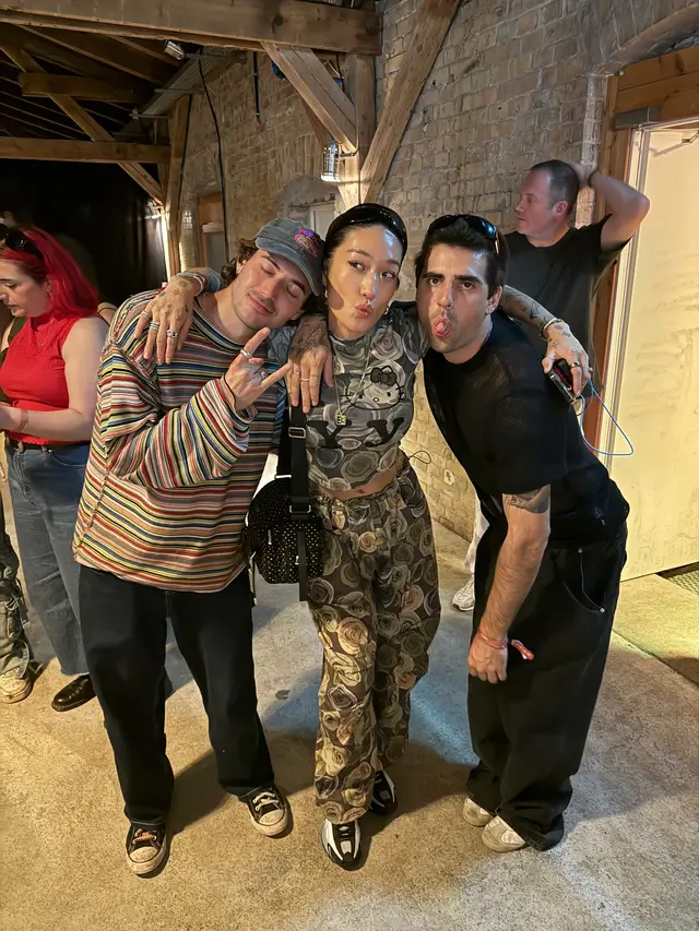 A post by @partyshirt on TikTok caption: Big love to @homeagain.berlin & Peggy Gou for having us for our Berlin debut 💫 was one for the books!! Full set out asap xxx #housemusic #techno #djset 
