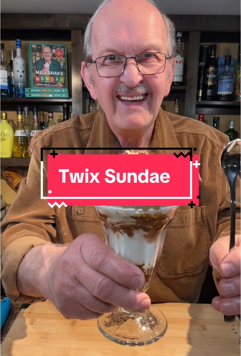 A post by @thewhyteelephant on TikTok caption: A Twix Sundae for Sundae Sunday #sundae #icecream #sunday #caramel #homemade #recipe 