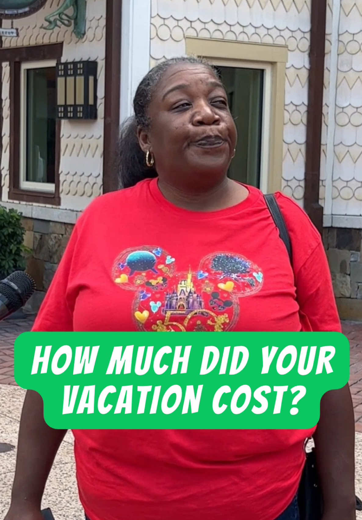 A post by @salarytransparentstreet on TikTok caption: The average Disney vacation for a family of 4 costs over $6,000, and that's before you buy a churro 💸 How much do you expect to spend on a vacation? And if you've been to Disney, tell us how much you spent and what you got for the price in the comments! 🗣️ #salarytransparentstreet #paytransparency #vacationcosts #vacation #disneyvacation #disneycost