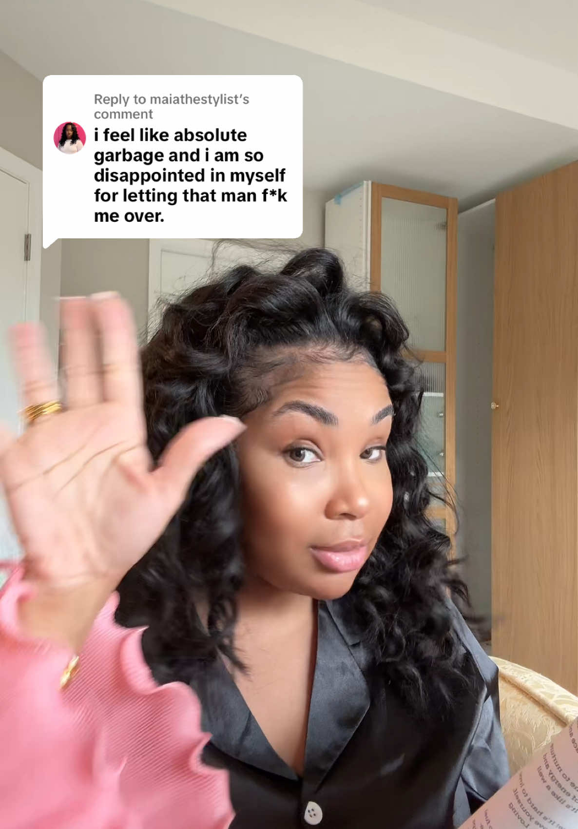 A post by @aaliyahjay on TikTok caption: Replying to @maiathestylist this book truly changed my life it got me through so much! It’s called Self love workbook by Megan Logan. #selflove  #breakup #heartbreak #storytime #aaliyahjay 