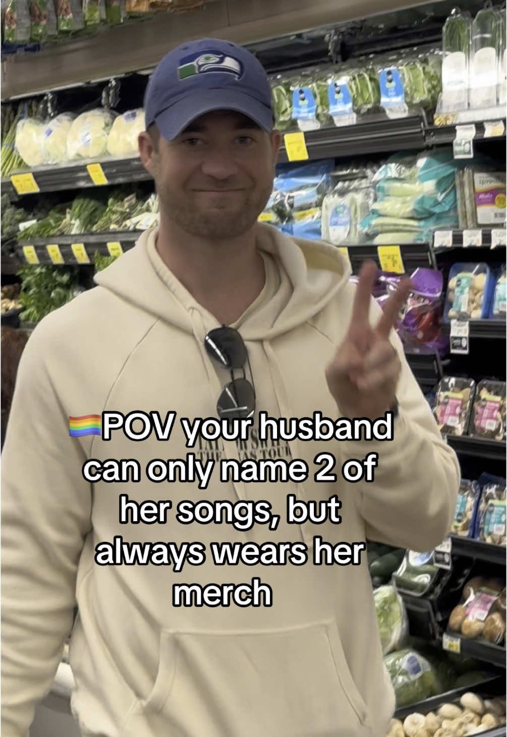 A post by @pkcreedon on TikTok caption: he was very happy this week tho😍 #SwiftTok #swiftie #husbandsoftiktok #taylorswift #taylornation 