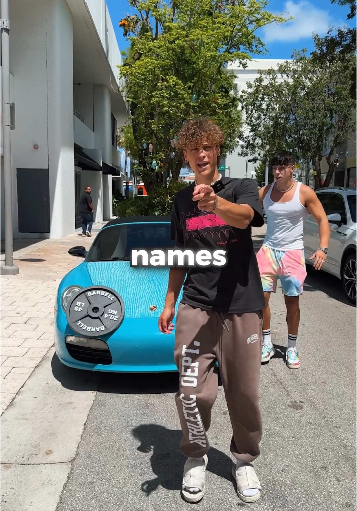A post by @loganmicke on TikTok caption: Who will be next 😭🫵  #porsche 