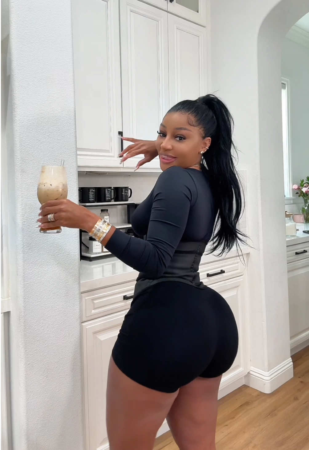 A post by @cookinwithjai on TikTok caption: Hey It’s been a while #icedcoffee #fypシ #coffee #icedlatte #fyp 
