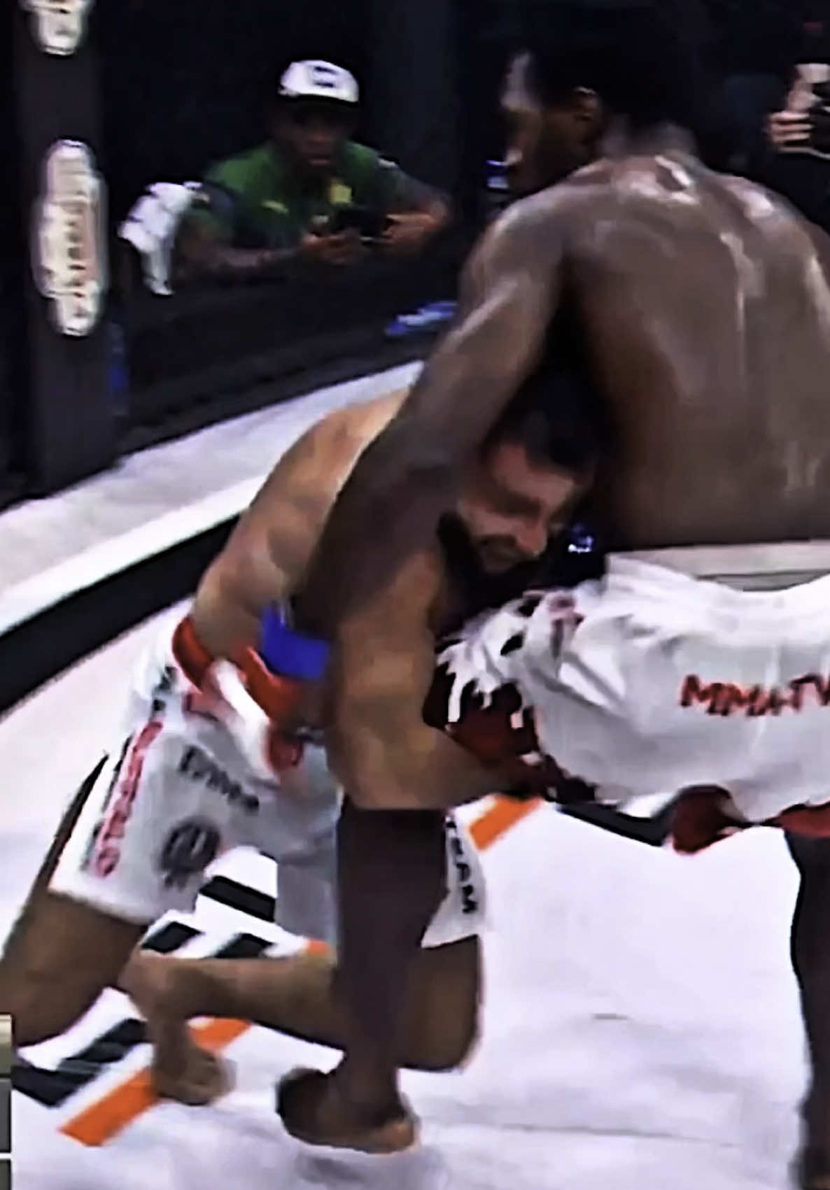 A post by @rafabuffalo on TikTok caption: You need to listen to the coach ☝️ During the fight, the coach said that during the strike you need to go to the legs, we took the fight ✊🇦🇲 #mma #sport #armenia #yerevan #rafabuffalo #respect 