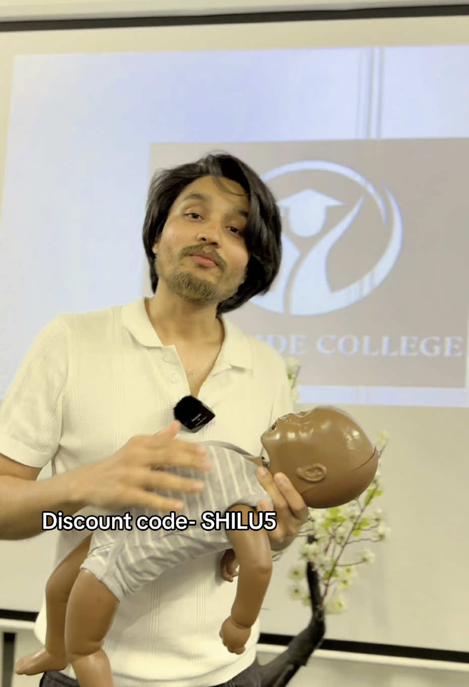 A post by @shilu_pokhrel on TikTok caption: Learn Life-Saving Skills! Join our First Aid & CPR classes at @Ingleside College Rockdale NSW  Get 5% Discount  Discount Code: SHILU5    ☎️call 0290 728 061 or book at Inglesidecollege.com.au @Suman Sedhain 