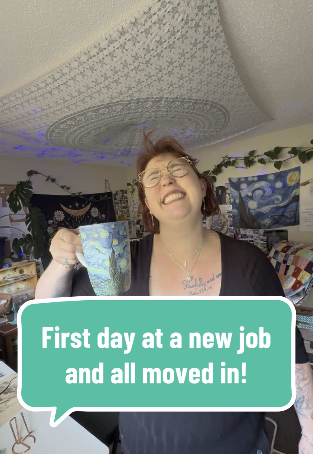 A post by @leannejenell on TikTok caption: I feel like I’m in a dream  ##lifeupdate##adventure##movingout##firstapartment##apartment##growingup##fyp##roomdesign##movingon