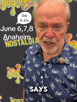 A post by @jimjcummings on TikTok caption: The Nostalgia Con Anaheim  June 6-8 #jimjcummings