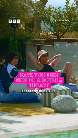 A post by @bbc on TikTok caption: Your sign to tell a bottom you appreciate them today 😘 #IKissedABoy #IKAB 