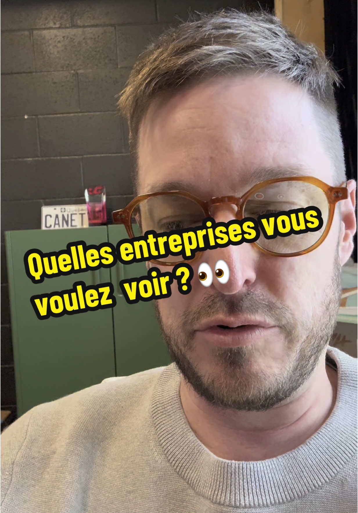 A post by @vlogday_everyday on TikTok caption: Quelles sont les entreprises que vous voulez vous ? 👀 #PourToi #vlog #montreal #entreprise #marketing 